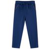 vidaXL Pantalones infantiles con cord&oacute;n azul marino 104