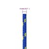 vidaXL Cuerda de barco polipropileno azul 4 mm 50 m