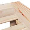 vidaXL Estructura de cama sin colch&oacute;n madera maciza de pino 180x200 cm
