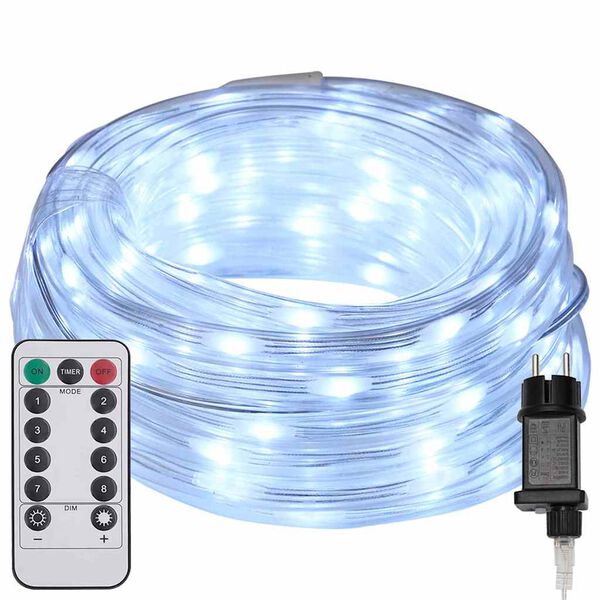 vidaXL Luz de cuerda con 480 LED Frío 20 m PVC