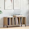 vidaXL Mueble para discos madera ingenier&iacute;a roble artisan 100x38x48 cm