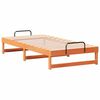 vidaXL Estructura de cama Marr&oacute;n 75 x 190 cm Madera de pino macizo
