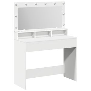 vidaXL Mesa Tocador con estante 100 x 41 x 135 cm Madera de ingenier&iacute;a
