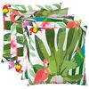 vidaXL Funda de almohada 6 pcs HEERLEN Multicolor 80 x 80 cm Poli&eacute;ster