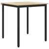 vidaXL Mesas de comedor 70 x 70 x 75 cm Madera de ingenier&iacute;a Cuadrado