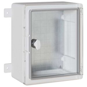vidaXL Armario de Control Gris 32 x 13 x 30 cm Pl&aacute;stico ABS