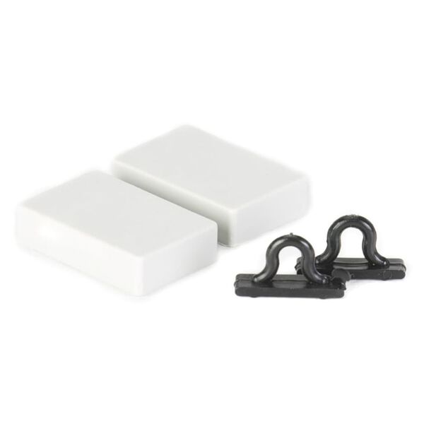 Travellife Cortina antimoscas Chenille Basic gris y azul 185x56 cm