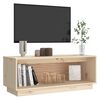 vidaXL Mueble de TV de madera maciza de pino 90x35x35 cm