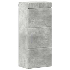 vidaXL Armario de pared para ba&ntilde;o con estante TULUM Gris Concreto