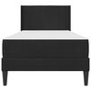vidaXL Estructura de cama con colch&oacute;n Negro 90 x 200 cm Terciopelo