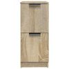 vidaXL Aparador de madera contrachapada roble Sonoma 30x30x70 cm