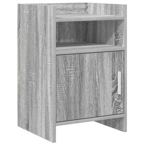 vidaXL Mesas de noche Sonoma gris 40 x 36 x 60 cm Madera de ingenier&iacute;a