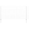 vidaXL Valla salvaje exterior con postes 25 x 1,2 m Acero Galvanizado
