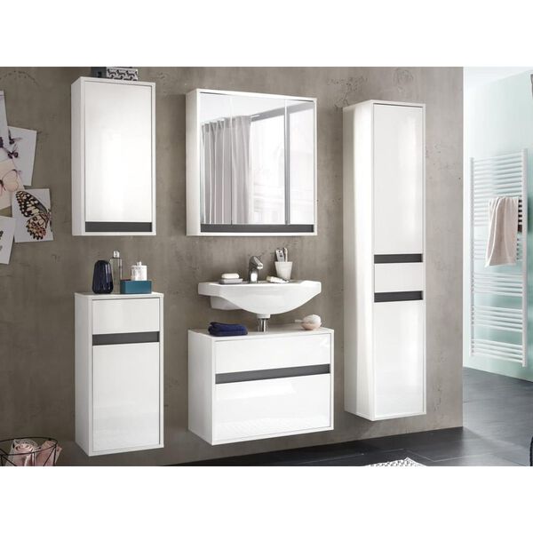 Trendteam Armario de pared para ba&ntilde;o Sol blanco