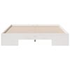 vidaXL Estructura de cama Blanco 120 x 190 cm Madera maciza de pino