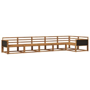 vidaXL Conjunto de sof&aacute;s de exterior 6 pcs Natural