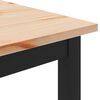 vidaXL Mesa de Caf&eacute; Natural 80 x 80 x 45 cm Madera de pino macizo