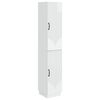 vidaXL Juego de armarios 2 uds. Blanco Brillante Madera de ingenier&iacute;a