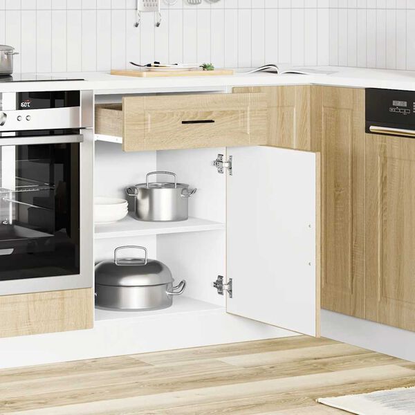 vidaXL Mueble bajo de cocina&nbsp;porto roble sonoma madera reconstituida