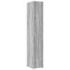 vidaXL Armario estrecho madera ingenier&iacute;a gris Sonoma 30x42,5x225 cm