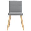vidaXL Sillas de comedor 6 unidades de tela gris claro