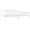 vidaXL Sof&aacute; cama sin colch&oacute;n madera maciza de pino blanco 90x200 cm