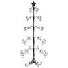 vidaXL &Aacute;rbol de Navidad para decoraci&oacute;n metal negro 150 cm