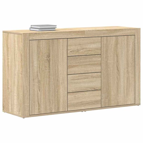 vidaXL Aparador Roble Sonoma 120 x 36 x 69 cm Madera de ingenier&iacute;a