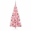 vidaXL &Aacute;rbol de Navidad con 300 LED con soporte Rosa 180 cm PVC