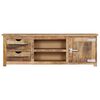 vidaXL Mueble de TV de madera maciza de mango 120x30x40 cm