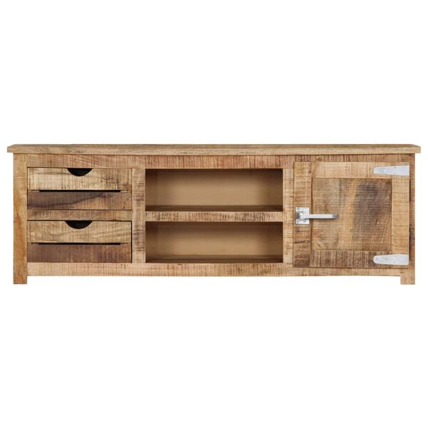 vidaXL Mueble de TV de madera maciza de mango 120x30x40 cm