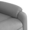 vidaXL Sill&oacute;n de masaje el&eacute;ctrico reclinable elevable tela gris claro