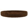 vidaXL Cama para perros de felpa marr&oacute;n 70x55x23 cm