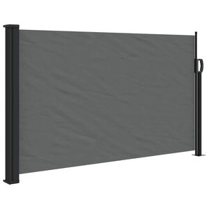 vidaXL Toldo lateral retr&aacute;ctil antracita 120x500 cm