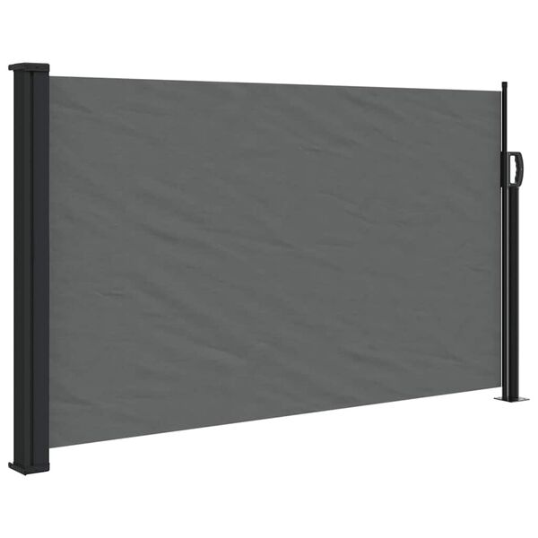 vidaXL Toldo lateral retr&aacute;ctil antracita 120x500 cm