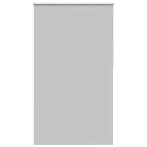 vidaXL Estor Enrollable Opaco gris claro 125x230 cm Tela Ancho 121,6cm