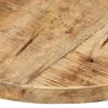 vidaXL Superficie de mesa redonda madera maciza de mango 25-27 mm 50cm