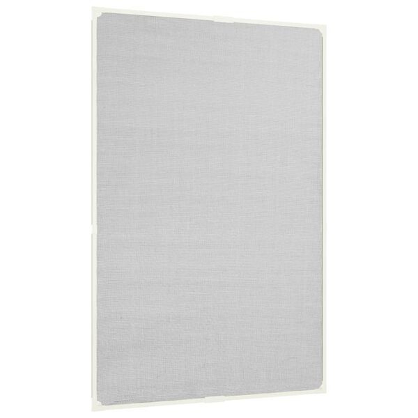 vidaXL Mosquitera magn&eacute;tica para ventana blanco fibra vidrio 80x120 cm