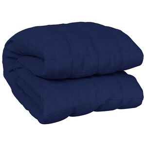vidaXL Manta con peso tela azul 220x235 cm 15 kg