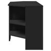 vidaXL MuebledeTVdeesquina Negro 102 x 40,5 x 45 cm