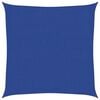 vidaXL Toldo de vela cuadrado HDPE azul 160 g/m&sup2; 3x3 m