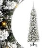 vidaXL Árbol de Navidad artificial con 150 LED verde y 120 cm
