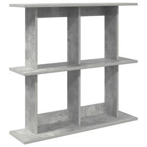 vidaXL Estante de pared Montada en la pared Gris Hormig&oacute;n
