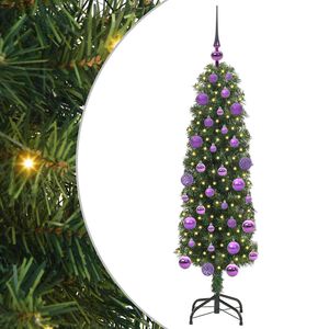vidaXL &Aacute;rbol de Navidad artificial Verde 120 cm PVC, Acero y Pl&aacute;stico