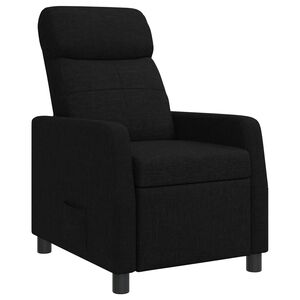 vidaXL Recliner Negro Tela