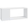 vidaXL Mueble para TV madera contrachapada blanco 80x24x32 cm