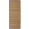 vidaXL Alfombra rectangular de bamb&uacute; marr&oacute;n 80 x 200 cm