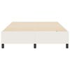 vidaXL Cama tipo Box Spring Crema 140 x 200 cm Telas de pana