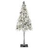 vidaXL Árbol de Navidad con 300 LED con soporte 180 cm PE y Acero