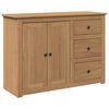 vidaXL Aparador con cajones PANAMA madera maciza pino 112x40x80 cm